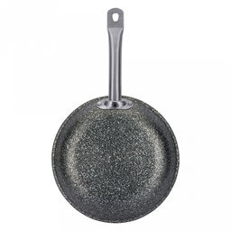 Сковорода с антипригарным покрытием "Linea ALFA" д28см, h9см, s1,8мм, дно s2мм, литой чугун, жаростойкое внешнее покрытие, "Regent" (Китай) Подходит для всех видов плит.