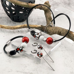 Серьги из муранского стекла EVANESCENT LS3480