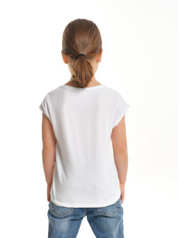 Футболка для девочки UD 2854 желтый - Mini maxi фото 8