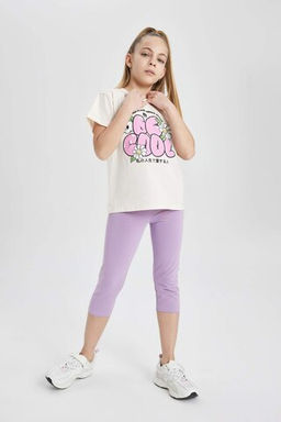 K?z Cocuk Midi Basic Duz Tayt - Defacto фото 7