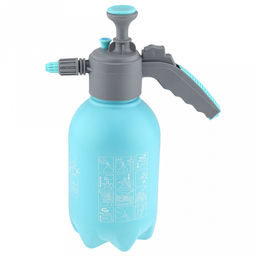 Опрыскиватель-распылитель садовый, помповый 2л, д12,5см h33,5см, с клапаном, с мерной шкалой, д/горла 5,3см, пластик, упак. п/эт (Китай)