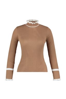 Tas Renk Bloklu Triko Kazak TWOAW22KZ1250 - Trendyolmilla фото 14