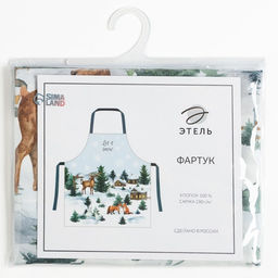 Фартук новогодний Этель Forest animals 60?70 см, 100% хл, саржа 190 г/м?