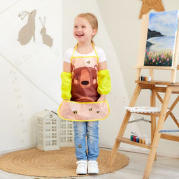 Фартук детский с нарукавниками Этель Мишка, 49 х 39 см