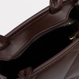 Сумка-тоут на молнии, цвет коричневый - Simaland фото 3