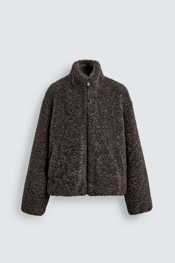 FAUX SHEARLING JACKET - Zara фото 7