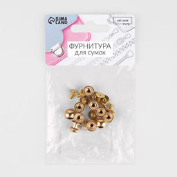 Цена за 2 шт. Кобурный винт d=7.9/8.5×8.5 мм, 10 шт., цвет золотой