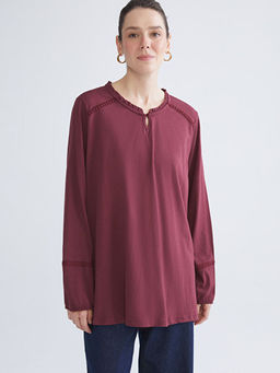 F?rf?rl? Bisiklet Yaka Bluz