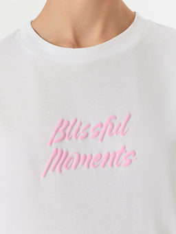 Комплект домашний женский с надписью Blissful moments - Mark formelle фото 3