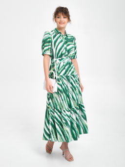 Платье ярусное из вискозы - Marchello marchellini фото 3