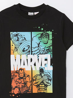 Bisiklet Yaka Hulk Bask?l? K?sa Kollu Erkek ?ocuk Ti??rt - Waikiki фото 3