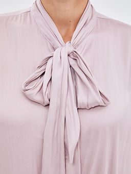 Oversize Saten Kad?n G?mlek Tunik