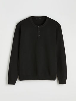 Bisiklet Yaka Erkek Triko Kazak