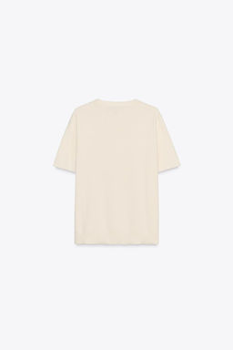 PLAIN KNIT TOP WITH SHORT SLEEVES - Zara фото 5