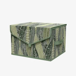 VAL GR-BOX-TS Короб стеллажный с крышкой, малый, 30*25*20 см, GREEN, шт