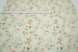 Вискозный атлас (Digital) Рябиновая веточка, ш.1.5м, вискоза-100%, 115гр/м.кв - Купава фото 2