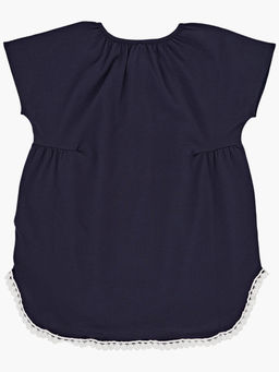 Футболка для девочки UD 1358 т.синий - Mini maxi фото 4