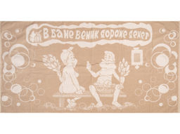 6с102.513ж2 Баня (лен3) Полотенце махровое 81х160см