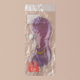 Цена за 2 шт. Маска для лица гидрогелевая «Ночь», охлаждающая/согревающая, 18×7×0.4 см, цвет фиолетовый