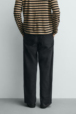 PANTAL?N STRAIGHT FIT LAVADO / Acero - Zara фото 12