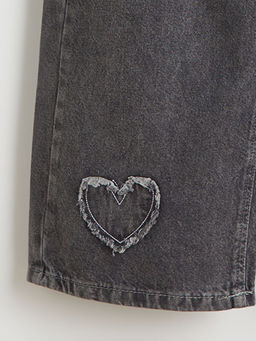 Wideleg K?z ?ocuk Jean Pantolon