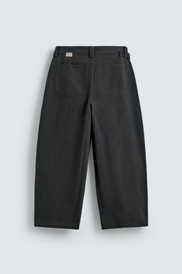 PANTAL?N RELAXED FIT COSTURA GIRADA / Gris antracita - Zara фото 9