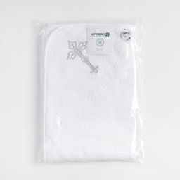 Полотенце крестильное с вышивкой 100% хлопок, 75 х 75 см - Крошка я фото 14