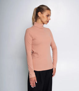 Водолазка #КТ6021, пудровый