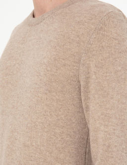 Vizon Melanj Slim Fit Bisiklet Yaka Ka_mir Triko Kazak - Pierre cardin фото 7