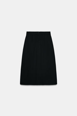 CREPE LAYERED MIDI SKIRT - Zara фото 7