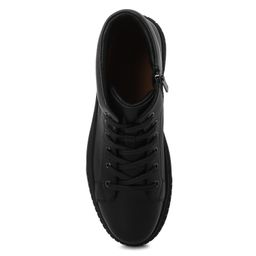 Мужские высокие кеды TENDANCE Артикул 3150007, черный  фото 3
