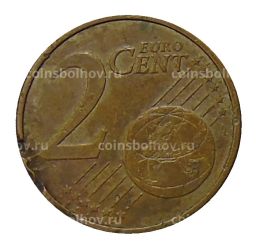 Монета 2 евроцента 2004 года Франция
