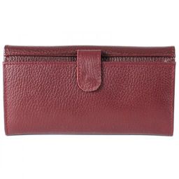 Портмоне женское Croco-ПР-954 натуральная кожа 3 отд, 17 карм, бордо флотер (120) 209306  фото 2