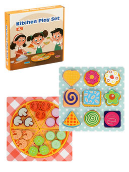 Деревянный кухонный набор - сортер «Пицца»