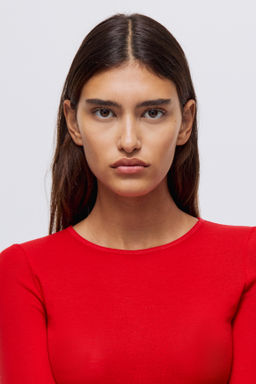 Top en algod?n pima - H&m фото 4