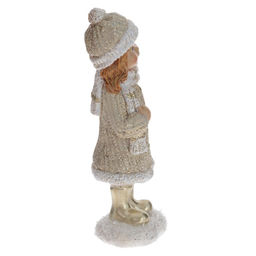 Фигурка декоративная "Мальчик/Девочка", L6 W4 H12,5 см, 2в.