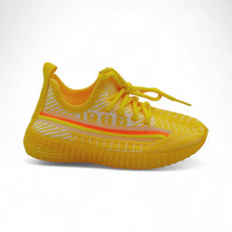 Кроссовки текстильные Y1203-2a желтые - Sport фото 2