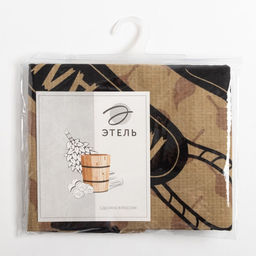 Полотенце вафельное «Этель. Для бани», 60×146 см, хлопок 100%