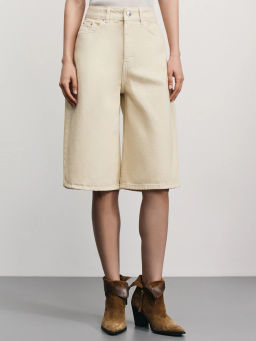 Джинсовые шорты бермуды / Zarina  фото 2