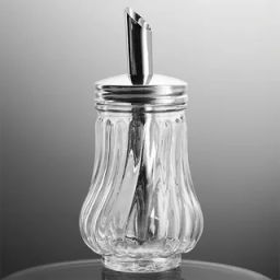 Сахарница 200 мл, DOLCE, стеклянная с дозатором из нерж стали арт.103762
