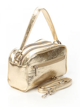 LACCOMA сумка Лаура-золотистый эко кожа хлопок