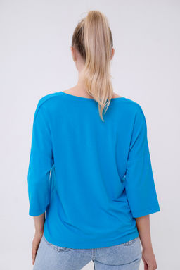 Футболка женская из вискозы Марина бирюза - Амадэль фото 5
