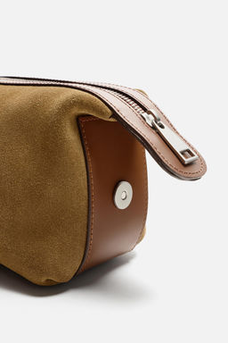 LEATHER TOILETRY BAG - Zara фото 3
