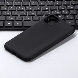 Чехол Innovation, для iPhone 11, силиконовый, матовый, черный