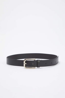 Siyah-Taba 2li Paket Deri Gorunumlu Kemer TWOAW26KE00002 - Trendyolmilla фото 6