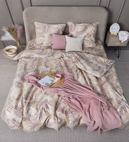 Наволочка 70*70 см, бязь Комфорт (Тропикана, бежевый) - Ивановотекстиль фото 2