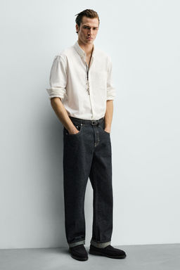 LEATHER PENNY LOAFERS - Zara фото 9