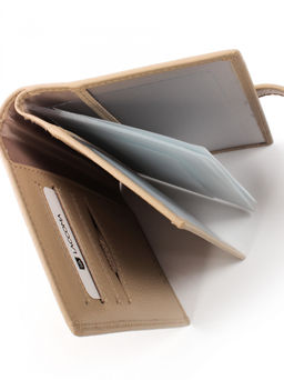 LACCOMA обложка для авто документов LA-3090-бежевый натуральная кожа