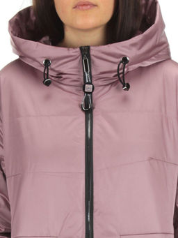 BM-1055 PINK POWDER Куртка демисезонная женская (100 гр. синтепон) - Фабричный китай фото 11