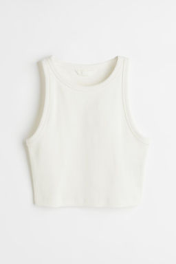 Camiseta cropped sin mangas - H&m фото 3